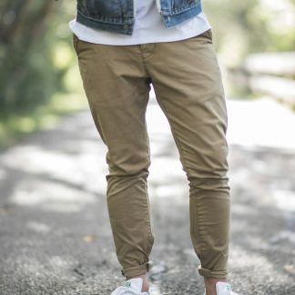 7Rl4Ly Men's Straight Fit Chino Pants — Cotton Twill